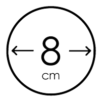 Grande ⌀8 cm