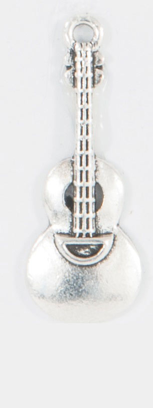 Collana Chitarra Liitata 2 Pezzi - Ciondolo Rock In Acciaio Per Uomini E Donne - Foto 5