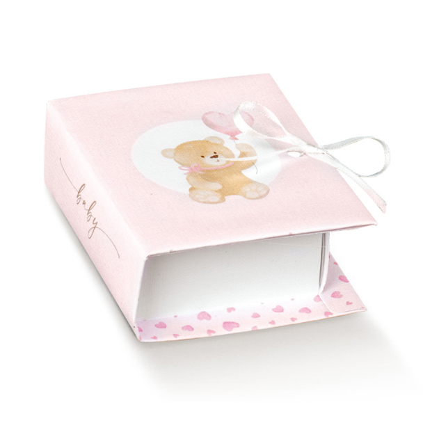 10 Sacchetti Portaconfetti Rosa 14x11 Cm Con Cuore – Bomboniere Fai Da Te, Confezioni Regalo