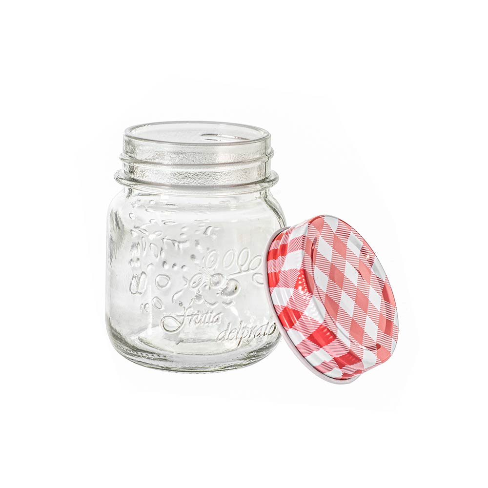 Set Di 8 Barattoli In Vetro Da 500 Ml Con Coperchio – Per Marmellate, Sottaceti, Miele E Spezie, Riutilizzabili E Lavabili In Lavastoviglie
