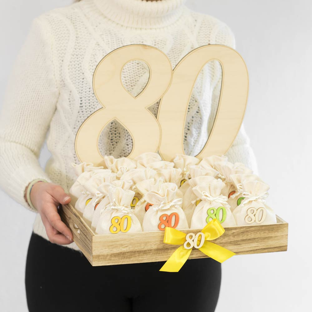 Festone Olografico Per 80° Compleanno – 3,9 Metri Di Bandierine Rosa, Per Decorazioni Interni/Esterni