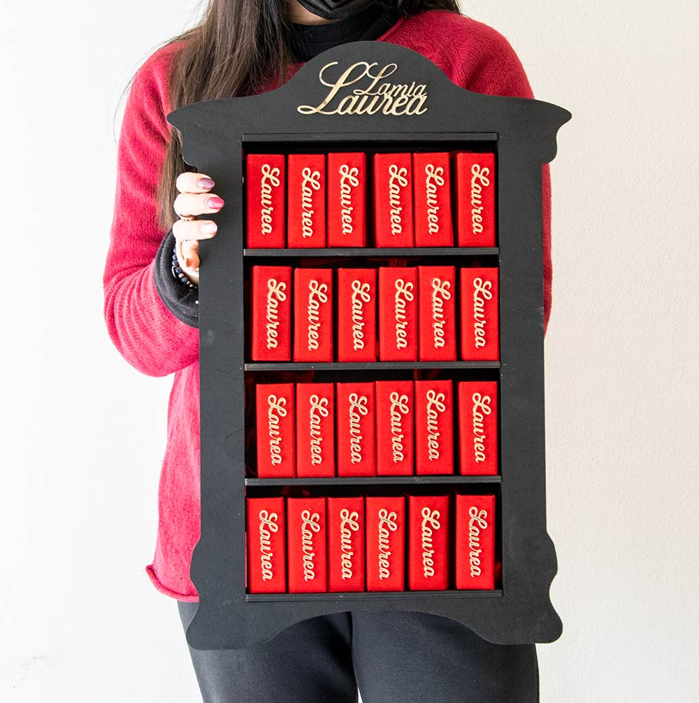 Torta Bomboniera Libricino Cresima 60 Fette (3 Piani) – Personalizzabile - 6