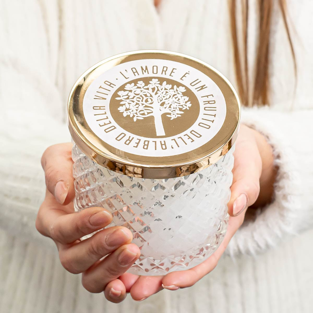 Albero Della Vita In Metallo Dorato Con Base Legno - Decorazione Da Appoggio 27cm | Idea Regalo Elegante - Foto 4