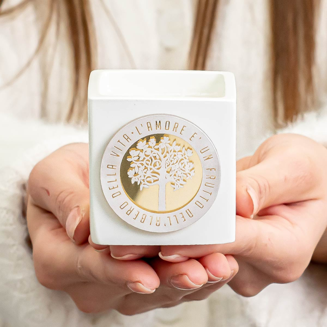 Albero Della Vita In Metallo Dorato Con Base Legno - Decorazione Da Appoggio 27cm | Idea Regalo Elegante - Foto 9