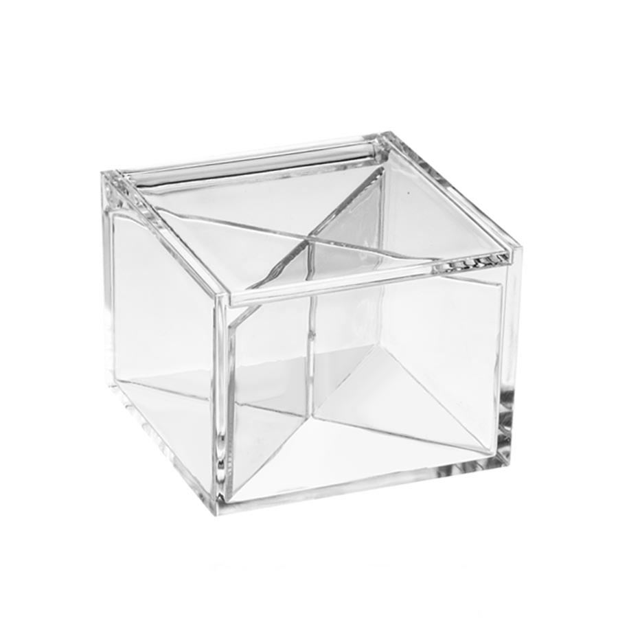 STOCK 100 PEZZI Scatola in plexiglass per bomboniera confetti a forma