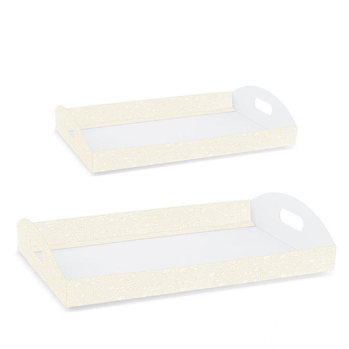 Formoso Cesto Porta Regali In Cartone Rosa - 43,5x29x4,5 Cm, Per Bomboniere E Confezioni Regalo