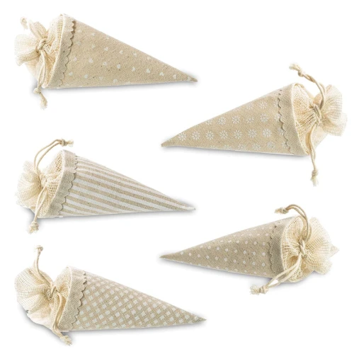 coni portaconfetti shabby chic in offerta
