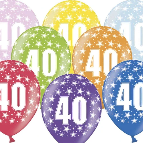 palloncini 40 anni numero quaranta compleanno