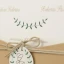 Partecipazione Matrimonio Originale con foglie e cordino - Sequoia
