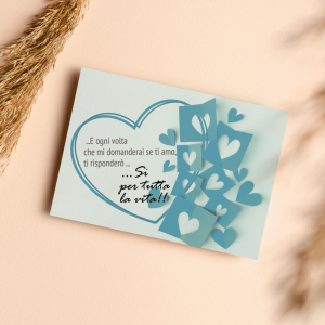 Partecipazione Matrimonio Originale - Tevere
