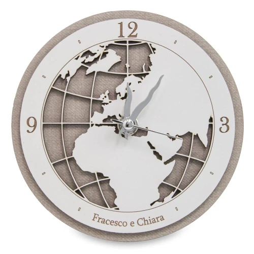 idea Bomboniera Tema viaggio Orologio Mondo Planisfero mappamondo