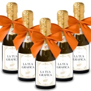 Bomboniere Mini bottiglie Prosecco Personalizzate o Segnaposto Grafica Personalizzata