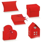 Scatoline Portaconfetti Laurea Rosse