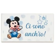 Bigliettini Bomboniere Nascita bimbo topolino