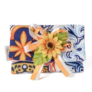 Sacchetto Bustina Maioliche con girasole Made in Italy