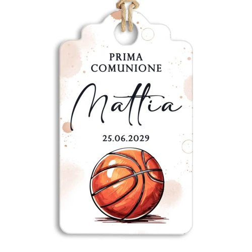 Tag Tema Basket Personalizzabile