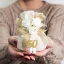 Bomboniere 2025 Sacchettini Portaconfetti CONFEZIONATI Nozze D\'Oro brillanti con fiore ed applicazione