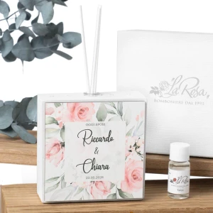 Bomboniere 2027 Tema Rose Profumatore a LED Personalizzabile