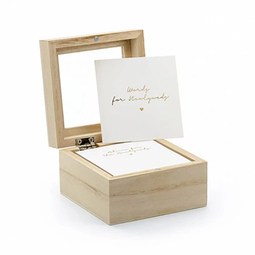 Guest Book idea Originale cofanetto con foglietti per dediche