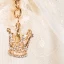 Bomboniera Utile Portachiavi Corona con Strass