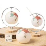 Bomboniere Linea Globe 2026 Mappamondo in vetro colorato