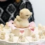 Torta Bomboniere per battesimo bimba con 35 fette Orsetto
