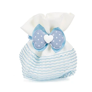 Bomboniere Battesimo e Nascita Bimbo 2026 Linea Papillon Sacchettino Quadrato Portaconfetti