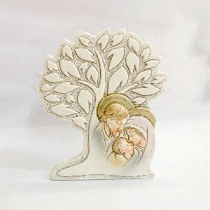 Ultimi 26 pezzi Bomboniera Icona Albero della Vita con Sacra Famiglia