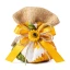 Bomboniere 2025 Sacchettini Portaconfetti con CONFEZIONE Tema Girasoli con fiore