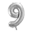 Palloncini Numeri Oro o Argento in Latex