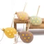 Bomboniere 2027 Linea Terra Palloncini con cuori in ceramica colorati