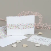 Partecipazione Matrimonio Originale con fantasia floreale - Central Park