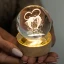 Bomboniere 2025 Nozze D\'Oro Sfera LED Delfini innamorati personalizzabile