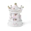 Bomboniere Battesimo e Nascita Bimba 2027 Statuetta Carosello Giostra cavallini rosa