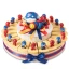 Torta Bomboniere per Maschio 20 Fette con Spiderman e Capitan America