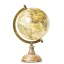 Mappamondo grande con base in legno stile vintage lucido idea Bomboniera o regalo