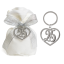 Bomboniere nozze d\'Argento Portachiavi 25 anniversario Matrimonio