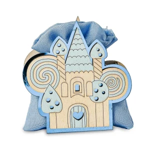 Bomboniere 2026 Castello Celeste in Legno con Sacchettino