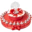 Torta Bomboniere per Laurea 24 Fette Coccinelle