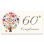Bigliettini Bomboniere Compleanno 1, 18, 30, 40, 50, 60, 70, 80, 90, 100 anni