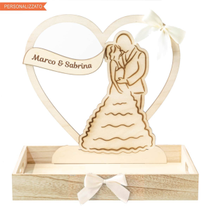 Cesto porta bomboniere Matrimonio Personalizzabile