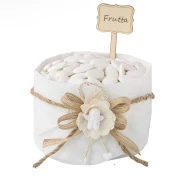 Sacchettone Confettata Portaconfetti con angioletto