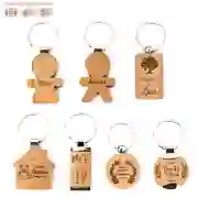 Bomboniere utili e personalizzate Portachiavi in Bamboo incisi
