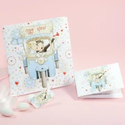Partecipazione Matrimonio Originale con sposini su ape - Daylight