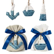 Bomboniere tema mare originale ciondoli ceramica