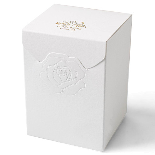 scatole per bomboniera avorio "La Rosa"