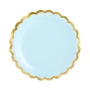 Coordinato Tavola Festa Baby Shower Rosa e Celeste finiture oro