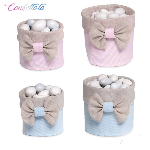 Contenitori per Confettata Battesimo Nascita femmina e Maschio
