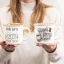 Bomboniere originali 2025 Tazza mug con frasi d\'amore su caffè