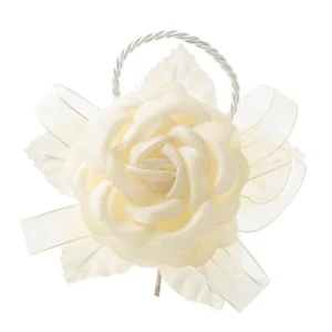Ultimi 40 pezzi Rosa Ramo circolare Panna decorative pick per Bomboniere
